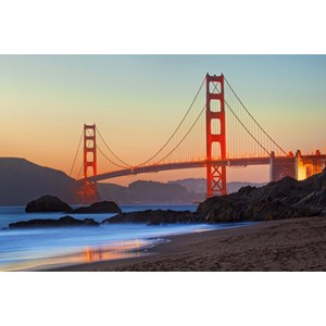 Schmidt Spiele (58234) - "Golden Gate Bridge, San Francisco" - 1000 piezas