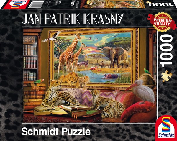 Schmidt Spiele (59335) - Jan Patrik Krasny: "The Savannah" - 1000 piezas