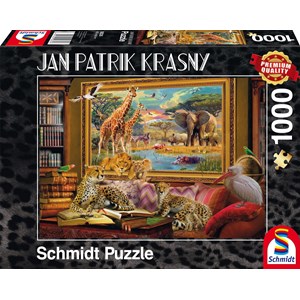 Schmidt Spiele (59335) - Jan Patrik Krasny: "The Savannah" - 1000 piezas