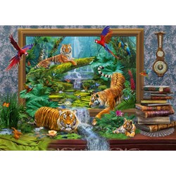 Schmidt Spiele (59337) - Jan Patrik Krasny: "Tiger in the Jungle" - 1000 piezas