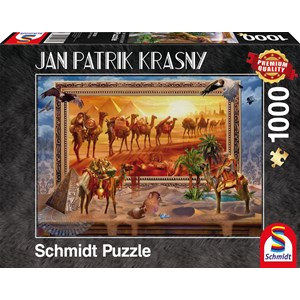 Schmidt Spiele (59338) - Jan Patrik Krasny: "The Desert" - 1000 piezas