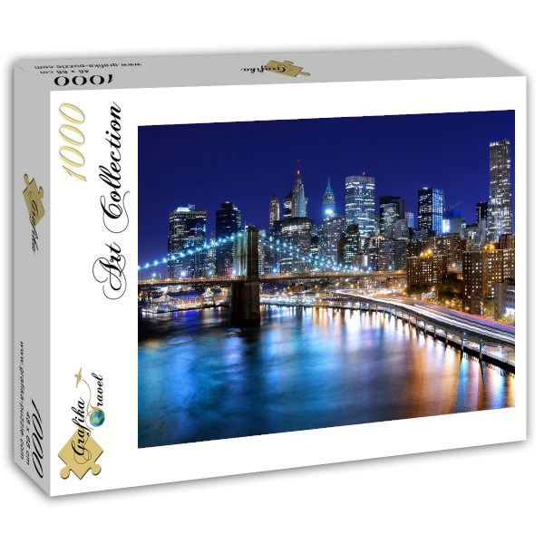 Grafika (T-00097) - "New York by Night" - 1000 piezas