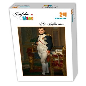 Grafika Kids (00362) - Jacques-Louis David: "The Emperor Napoleon in his study at the Tuileries, 1812" - 24 piezas