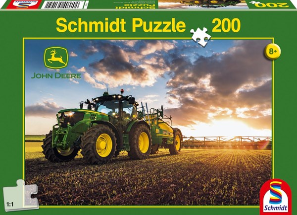 Schmidt Spiele (56145) - "Tractor John Deer 6150R" - 200 piezas