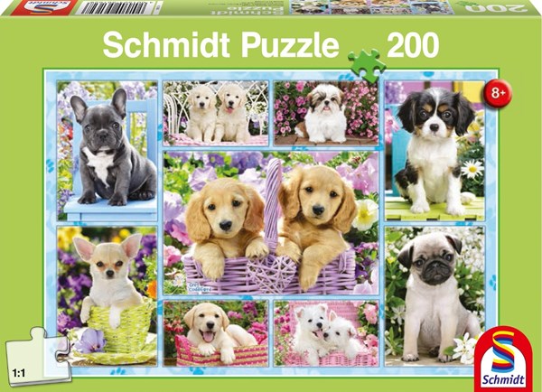 Schmidt Spiele (56162) - "Puppies" - 200 piezas