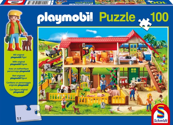 Schmidt Spiele (56163) - "The Farm" - 100 piezas