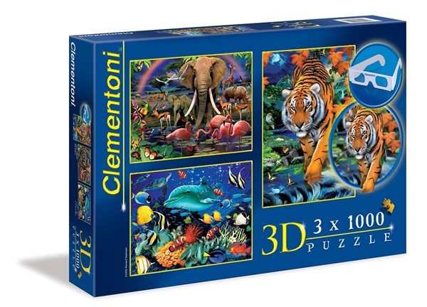 Clementoni (08001) - "Wildlife" - 1000 piezas