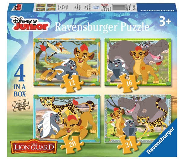 Ravensburger (07158) - "The Lion Guard" - 12 16 20 24 piezas