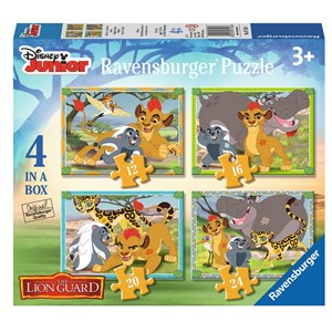 Ravensburger (07158) - "The Lion Guard" - 12 16 20 24 piezas