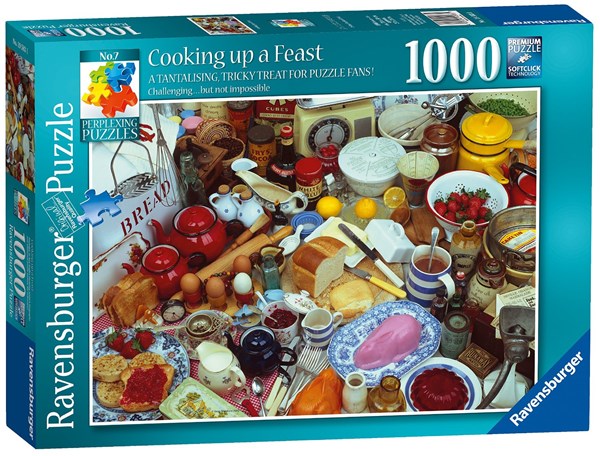 Ravensburger (19583) - "Cooking up a Feast" - 1000 piezas