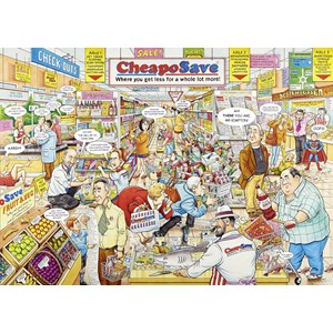 Ravensburger (19587) - "The Supermarket" - 1000 piezas