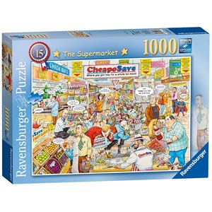 Ravensburger (19587) - "The Supermarket" - 1000 piezas