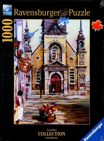 Ravensburger (19626) - Carole Spandau: "Chapelle Bon-Secours, Montréal" - 1000 piezas