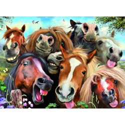 Ravensburger (14695) - "Selfies, Horsing Around" - 500 piezas