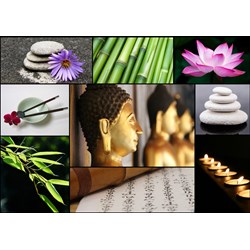 Grafika (T-00044) - "Collage, Zen Atmosphere" - 1000 piezas