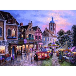 Trefl (33033) - Dennis Lewan: "Funfair" - 3000 piezas