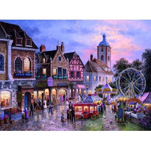Trefl (33033) - Dennis Lewan: "Funfair" - 3000 piezas