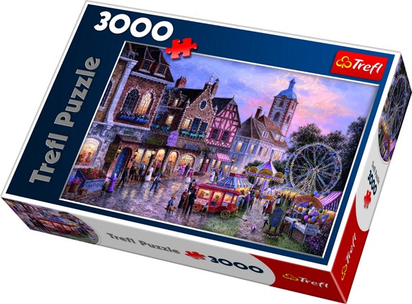 Trefl (33033) - Dennis Lewan: "Funfair" - 3000 piezas