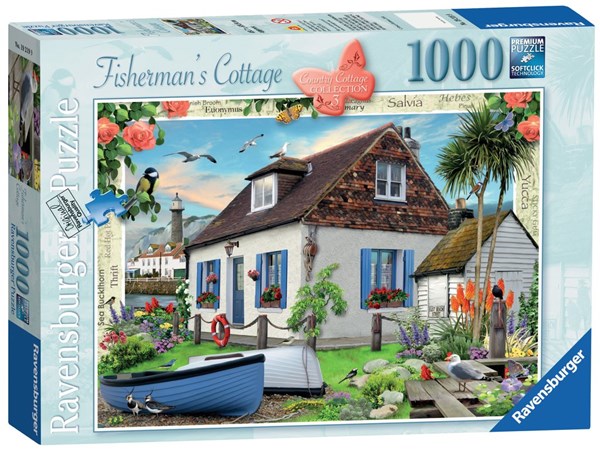 Ravensburger (19219) - "Fisherman's Cottage" - 1000 piezas
