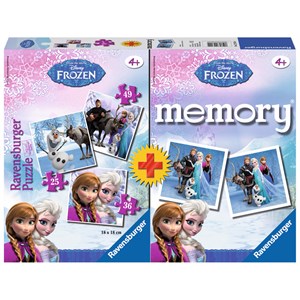 Ravensburger (22311) - "Frozen + Memory" - 25 36 49 piezas