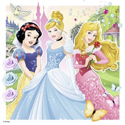 Ravensburger (07008) - "Disney Princess" - 25 36 49 piezas