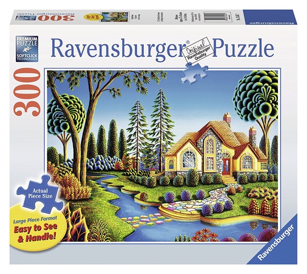 Ravensburger (13567) - Andy Russell: "Cottage Dream" - 300 piezas