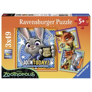 Ravensburger (09404) - "Zootropolis" - 49 piezas