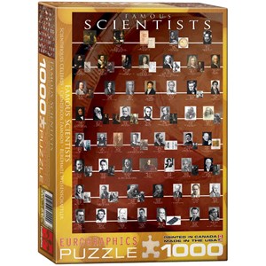 Eurographics (6000-2000) - "Famous Scientists" - 1000 piezas