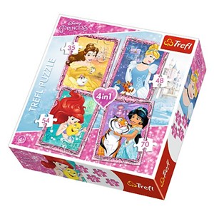 Trefl (34256) - "Disney Princess" - 35 48 54 70 piezas