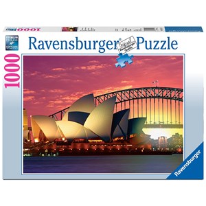Ravensburger (19211) - "Sydney, The Opera and Harbour Bridge" - 1000 piezas