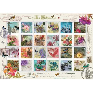 Art Puzzle (4639) - "Stamp Collage" - 1500 piezas