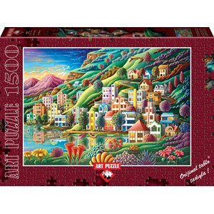 Art Puzzle (4641) - "Hidden Harbor" - 1500 piezas