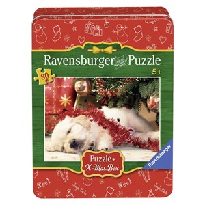 Ravensburger (07546) - "Christmas Puppy" - 80 piezas