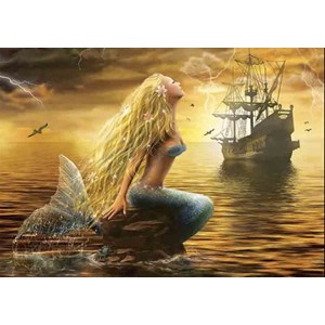 Gold Puzzle (61406) - "Mermaid" - 1000 piezas