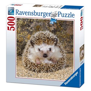 Ravensburger (15224) - "Cute Hedgehog" - 500 piezas