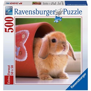 Ravensburger (15223) - "Cute Little Bunny" - 500 piezas