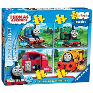 Ravensburger (07053) - "Thomas & Friends" - 2 3 4 5 piezas