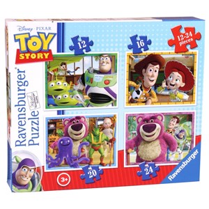 Ravensburger (07108) - "Toy Story" - 12 16 20 24 piezas