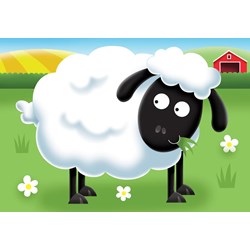 Ravensburger (07302) - "On the Farm" - 2 3 4 5 piezas