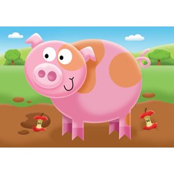 Ravensburger (07302) - "On the Farm" - 2 3 4 5 piezas