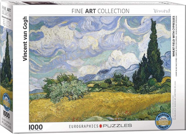 Eurographics (6000-5307) - Vincent van Gogh: "Wheat Field with Cypresses" - 1000 piezas