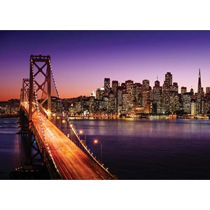 KS Games (11376) - Brigitte Peyton: "San Francisco Bridge at Sunset" - 500 piezas