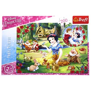 Trefl (13204) - "Snow White and the Seven Dwarfs" - 200 piezas