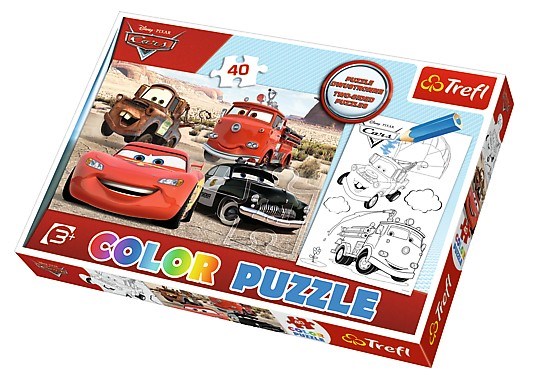 Trefl (36514) - "Cars" - 40 piezas
