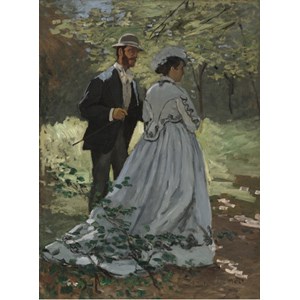 Grafika (01533) - Claude Monet: "Bazille and Camille, 1865" - 2000 piezas