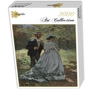 Grafika (01533) - Claude Monet: "Bazille and Camille, 1865" - 2000 piezas