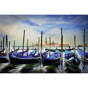 Schmidt Spiele (58240) - "Gondolas at San Marco, Venice" - 1000 piezas
