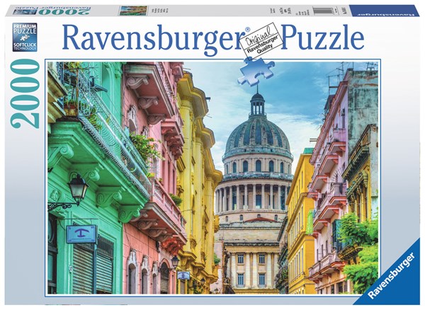 Ravensburger (16618) - "Colourful Cuba" - 2000 piezas