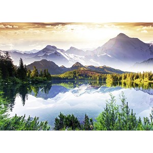 Ravensburger (19901) - "Sunny Mountain Landscape" - 1200 piezas