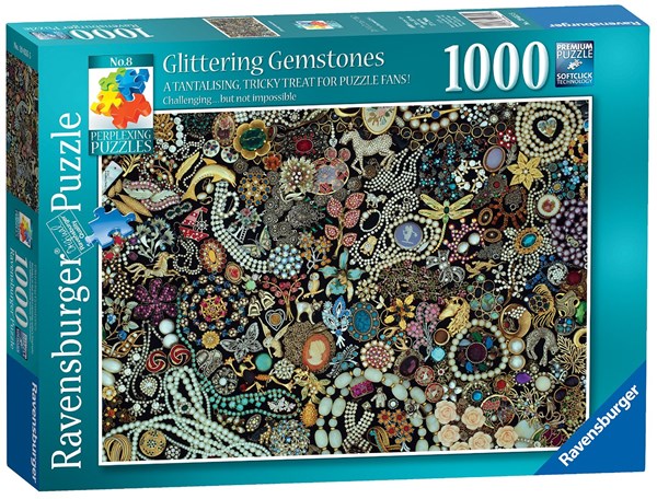 Ravensburger (19655) - "Glittering Gemstones" - 1000 piezas